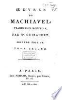 Oeuvres de Machiavel