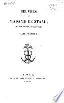 Oeuvres de Madame de Staal (Mademoiselle Delaunay).