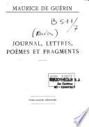 Oeuvres de Maurice de Guérin