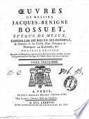 OEuvres de messire Jacques-Bénigne Bossuet, évêque de Meaux