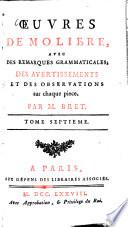 Oeuvres de Molière