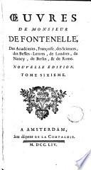 Oeuvres de Monsieur de Fontenelle, 6