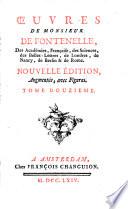 Oeuvres de monsieur de Fontenelle ..