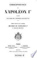 Oeuvres de Napoléon Ier a Sainte-Hélène
