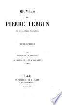 Oeuvres de Pierre Le Brun