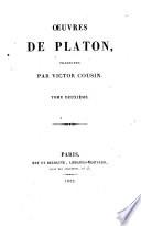 Oeuvres de Platon traduites par Victor Cousin