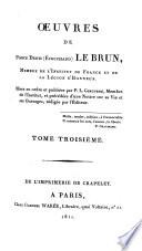 Oeuvres de Ponce Denis Le Brun
