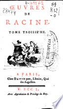 Oeuvres de Racine ...