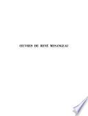 Oeuvres de Rene Mesangeau