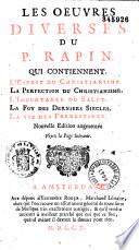 Oeuvres de René Rapin