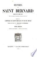 Oeuvres de Saint Bernard