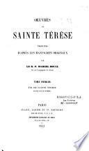 Oeuvres de sainte Térèse
