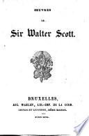 Oeuvres de Sir Walter Scott