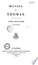 Oeuvres de Thomas