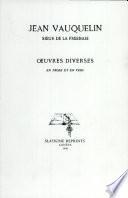 Oeuvres Diverses