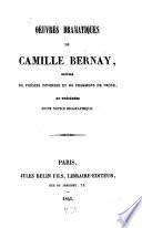 Oeuvres dramatiques