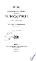 Oeuvres et correspondance in B edites d'Alexis de Tocqueville