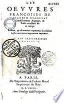 Oeuvres françoises de Joachim Du Bellay...