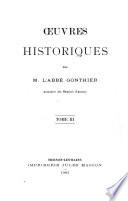 Oeuvres historiques