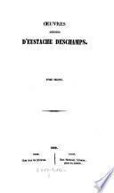 Oeuvres inedites d'Eustache Deschamps