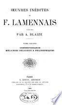 Oeuvres inédites