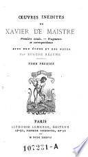 Oeuvres inedites