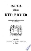 Oeuvres littéraires