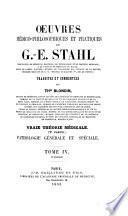 Oeuvres medico-philosophiques et pratiques, traduites et commentées: Vraie théorie médicale 2. ptie. Pathologie générale et speciale