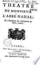 OEuvres mêlées de Monsieur l'abbé Nadal