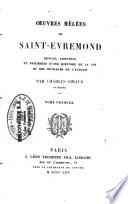 Oeuvres mêlées de Saint-Évremond