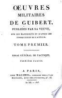 Oeuvres militaires de Guibert