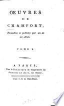 Oeuvres Oeuvres de Chamfort