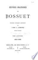 Oeuvres oratoires: 1661-1666