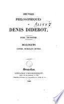 Oeuvres philosophiques de Denis Diderot
