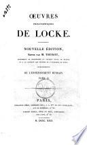 Oeuvres philosophiques de Locke. Tome premier [-septieme]