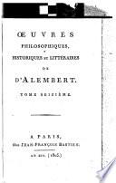 Oeuvres philosophiques, historiques et littéraires