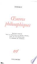 Oeuvres philosophiques
