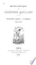 Oeuvres poétiques. (1847-1871): ptie. Sonnets