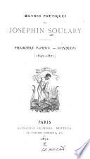 Oeuvres poétiques de Joséphin Soulary: Sonnets humouristiques (1847-1871)