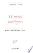 Oeuvres poétiques