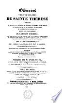 Oeuvres tres-completes de Sainte Thérèsie
