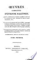 Oevres complètes d'Etienne Falconet