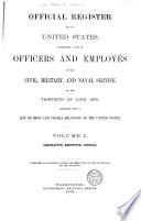 Official Register of the United States