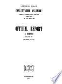 Official Report of Debates