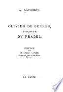 Olivier de Serres, seigneur du Pradel