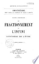Omnithéïsme. Dieu dans la science et dans l'amour
