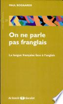 On ne parle pas franglais