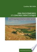 ONG palestiniennes et construction étatique