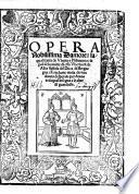 Opera nobilissima d'Amore, la qual tratta de Uberto e Philomena