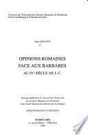 Opinions romaines face aux barbares au IVe siècle ap. J.-C.